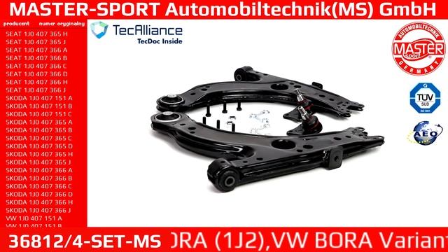 36812/4-SET-MS | CONTROL ARM | Master-Sport-Automobiltechnik (MS) GmbH смотреть онлайн