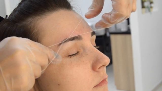 Тридинг - удаление волос нитью смотреть онлайн