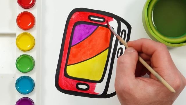 Cellphone Drawing, Painting and Coloring for Kids, Toddlers | Let's Draw Together смотреть онлайн