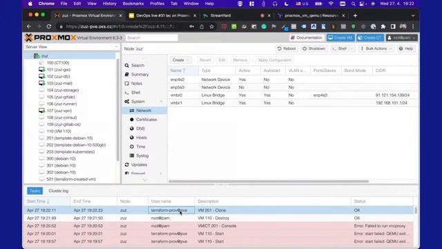 DevOps live #31: IaC on Proxmox: Vytváříme infrastrukturu pomocí Proxmoxu, Terraformu a Packeru смотреть онлайн