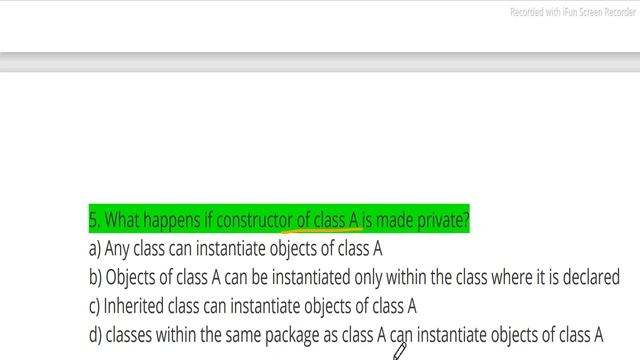 #25 Access Control Java Language MCQ for Interview Placement & Exam Part 2 смотреть онлайн