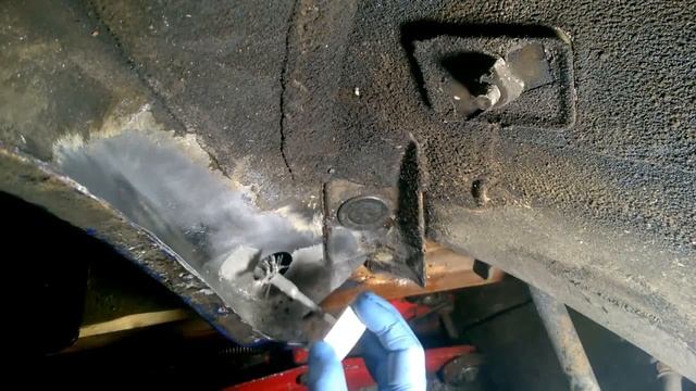 Лужение арки кузова Chevrolet смотреть онлайн