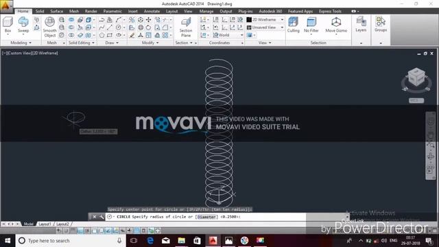 AUTOCAD : 3D MODELING SPRING (HELPING NET NPARTHA) смотреть онлайн