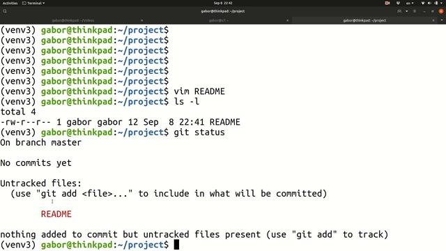 Getting started with Git on Linux in a local repository смотреть онлайн