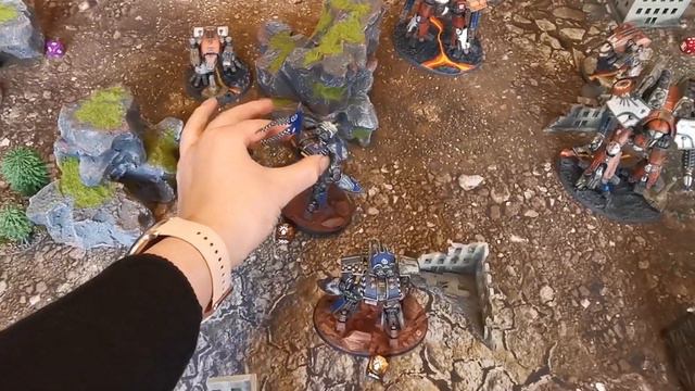 Legio Fortidus Vs Legio Tempestor Adeptus Titanicus Matched play Battle Report смотреть онлайн
