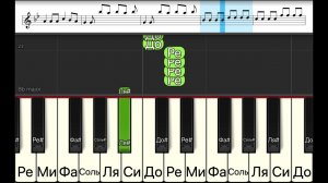 РАЗБОР. Astronomia - одним пальцем на пианино