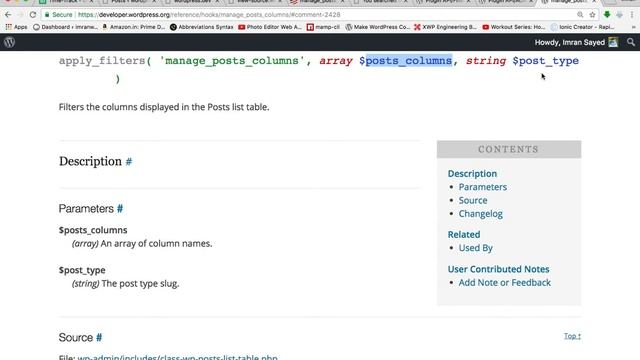 WordPress Hooks Filters manage_posts_columns Part-18 Example смотреть онлайн