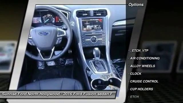2016 Ford Fusion North Hollywood,Los Angeles,San Fernando Valley,Glendale,Burbank M61623 смотреть онлайн