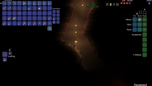 Terraria #2 Крим зона или эпические битвы с мобами смотреть онлайн