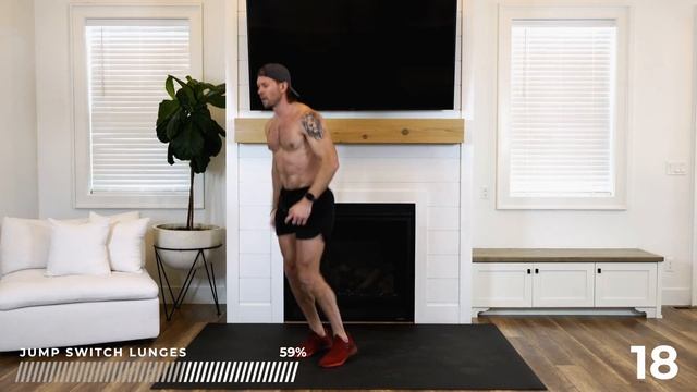 25 Min Full Body Cardio HIIT + Abs (High Intensity Workout, No Equipment)