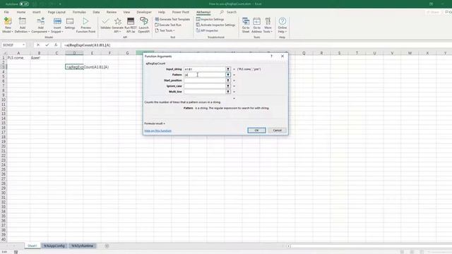 Regular Expression Count in Excel with no VBA coding - ajRegExpCount смотреть онлайн
