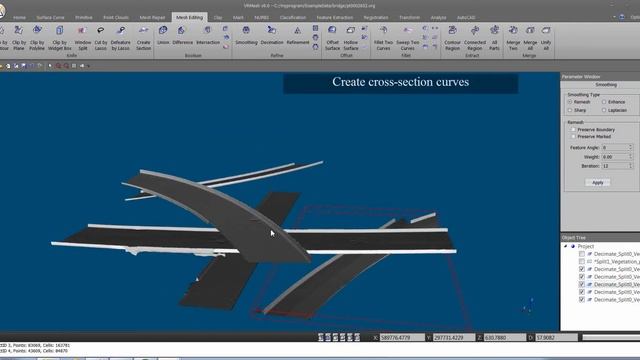 VRMesh for AutoCAD – Extract Roads and Pipes смотреть онлайн