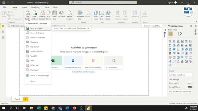 AZURE Blob Storage connect with Power BI Desktop смотреть онлайн