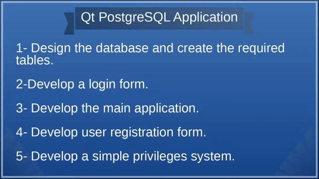 Qt Postgresql database examples 1 смотреть онлайн