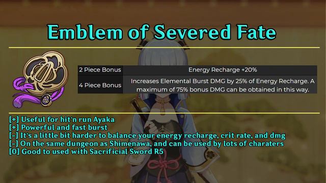 Genshin Impact (Updated Ver 2.6) Top 5 Artifact Sets for Ayaka (#82) смотреть онлайн