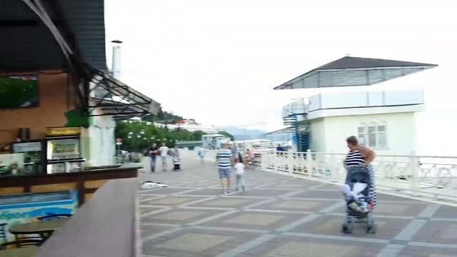 Алушта Крым профессорский уголок красивая набережная вкусные кафе смотреть онлайн
