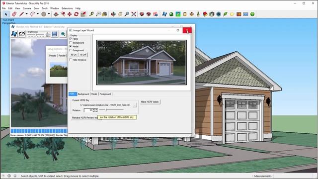 How to IRender nXt Exterior in Google Sketch up смотреть онлайн