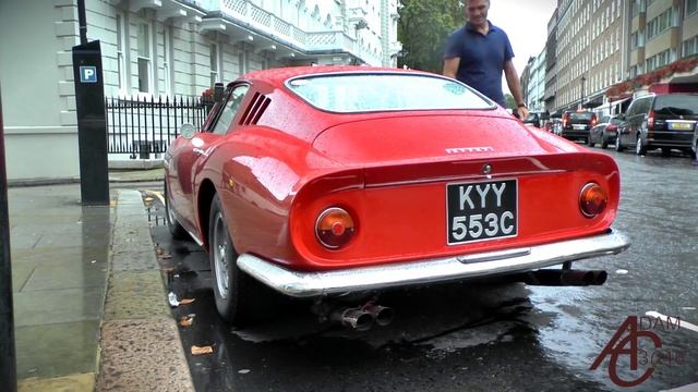 Ferrari 275 GTB - start up and sounds in London смотреть онлайн
