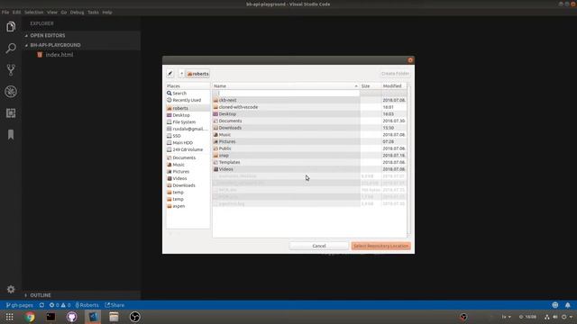 VSCode git clone смотреть онлайн
