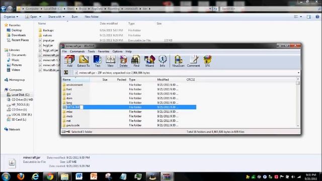 Minecraft Beta 1.8.1 - How To Install The Single Player Commands Mod смотреть онлайн