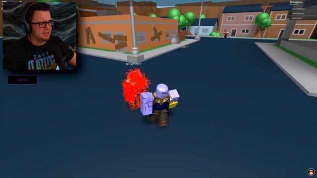 TRANSFORMING INTO THANOS AGAIN IN ROBLOX | Roblox - Thanos Simulator