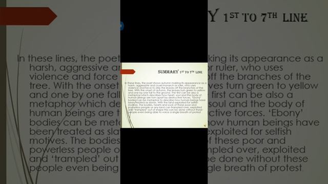 WHEN AUTUMN CAME by Faiz Ahmed Faiz смотреть онлайн