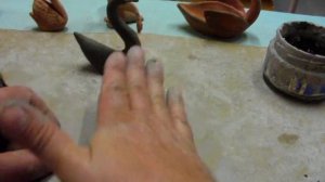 лепка лебедя, урок № 5