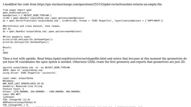 GIS: Adding M values using Python смотреть онлайн