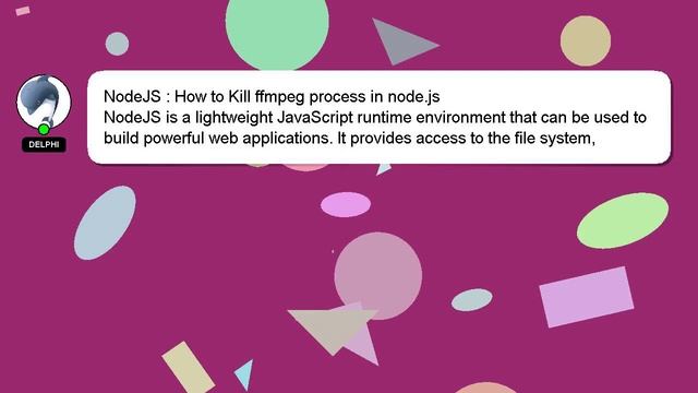 NodeJS : How to Kill ffmpeg process in node.js смотреть онлайн
