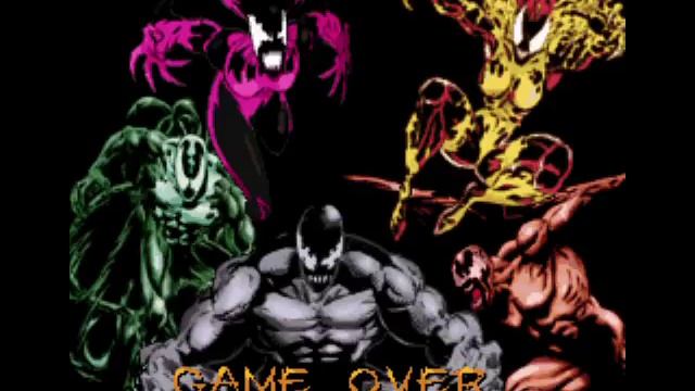 GAME OVER! Spider-man and Venom Separation Anxiety snes" смотреть онлайн