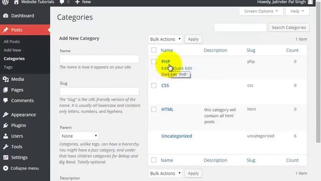 4.) WordPress Tutorials in Hindi / Urdu for Beginners - Posts, Categories & Tags смотреть онлайн