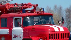 Соревнование водителей пожарных автомобилей