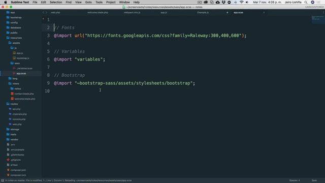 9. Laravel mix + Bootstrap смотреть онлайн