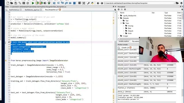 Face Recognition Using Keras And Open CV Part 2- Model Creation And Testing смотреть онлайн