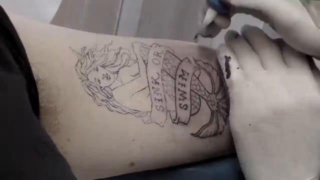 Squamificio Tattoo - siren - sink or swim смотреть онлайн