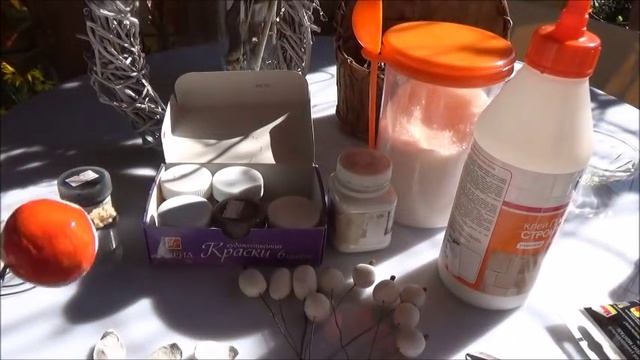 Мастерю на даче. Декор для осенних и зимних венков и букетов. смотреть онлайн