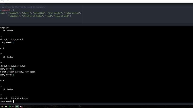 Constructor Hangman-Node App смотреть онлайн