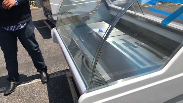 60 ins Commercial freezer Refrigerated High Deli Meat Display seafood Case fish cabinet ICE table смотреть онлайн