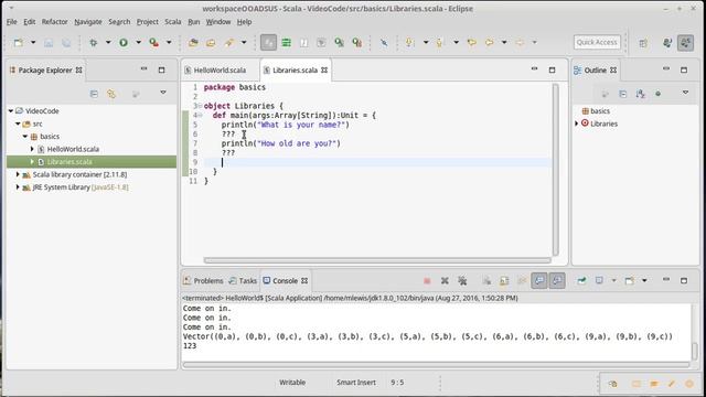 Libaries and Standard Input смотреть онлайн