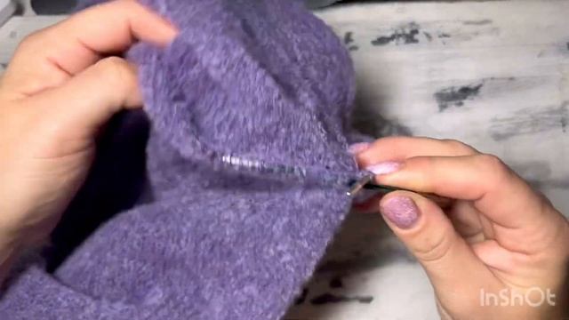 Вяжем волан спицами! Просто и легко! Шикарная отделка для плечевого изделия!