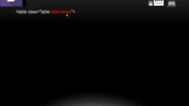 Web Framework Bootstrap 009 Table Hover смотреть онлайн