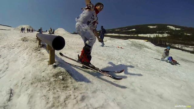 Сноупарк в Приисковом 2016. День второй - слоупстайл это больно? Мнение француженки о Сибири смотреть онлайн