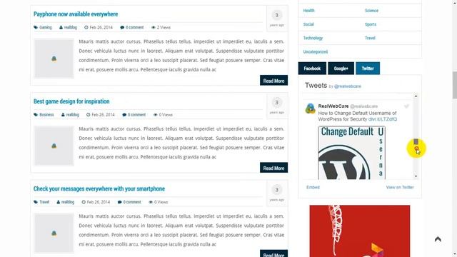 Real Blog - WordPress Responsive Multi Author Blog Theme смотреть онлайн