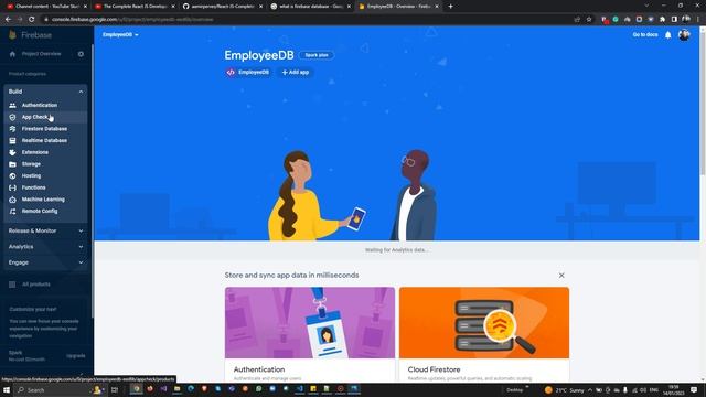 Create Firebase Database and use in React JS | React JS Tutorial (full course) - #49 смотреть онлайн
