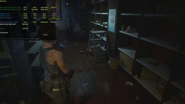 [Resident Evil 3-DEMO]EVGA GeForce GTX 1080 Tİ FTW3 OC-İ7 8700K 4.9 Ghz 1440P Performance смотреть онлайн