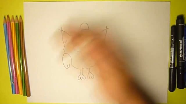 How to draw Kikoriki Owl - Как нарисовать Смешарика Совунью смотреть онлайн