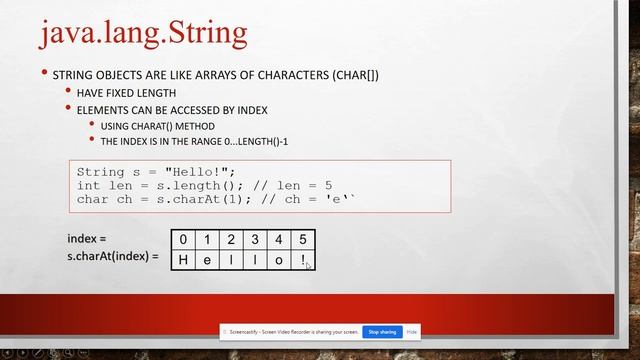 Introduction to String in Java смотреть онлайн