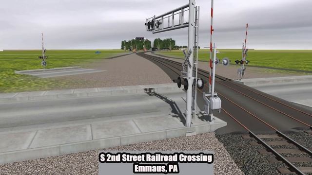 Trainz Railfanning Sneak Peek: S 3rd St / S 2nd St Railroad Crossings, Emmaus, PA, NS, CSX, BNSF, U смотреть онлайн