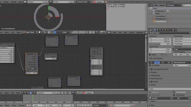 [Blender] - Animation Nodes - Arc\Ring node test смотреть онлайн