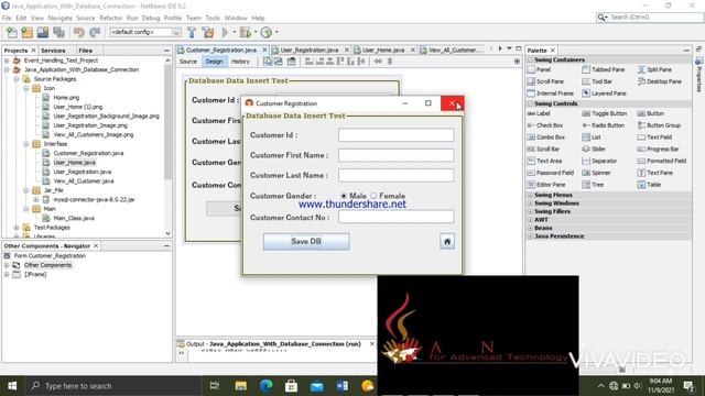 Java Application With DataBase Connection смотреть онлайн